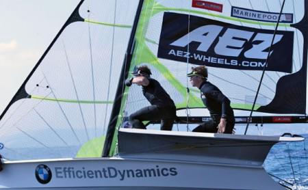 Das 49er-Duo Thomas Zajac und Thomas Czajka, das als Ersatzteam für Olympia nominiert ist, belegte bei der Kieler Woche Rang vier