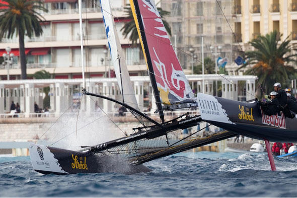 Letzte Chance für Roman Hagara und Hans Peter Steinacher mit ihrem Red Bull Team in die Medaillenränge der Saisonwertung 2012 zu segeln