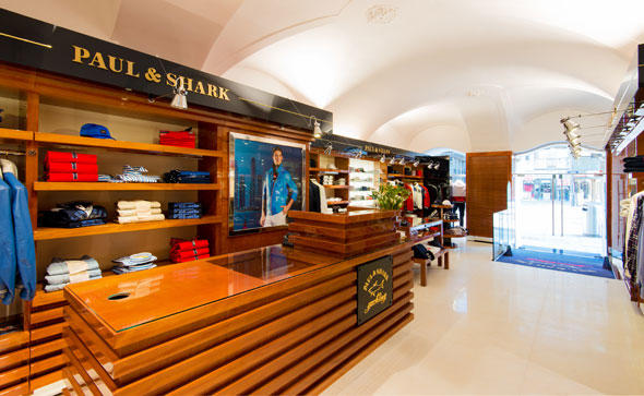 Der neue Shop des Yachting-Labels Paul&Shark am Wiener Graben