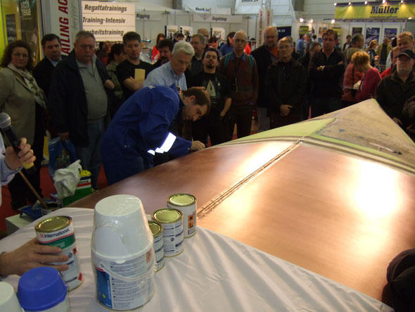 So gehts: Workshop Unterwassersanierung, täglich live am Stand der YR