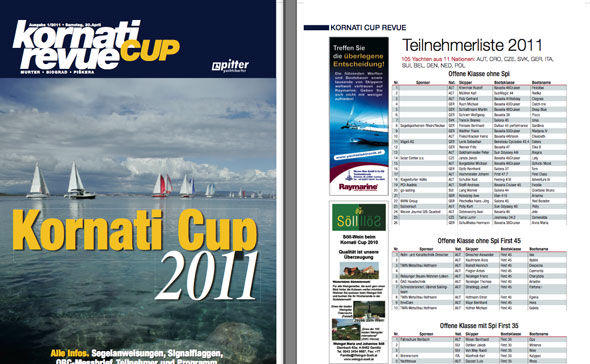 Kornati Cup Revue, Ausgabe 1