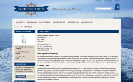 Bild: Web Schiffsladen