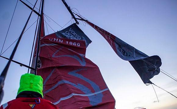 Mastbruch beim Volvo Ocean Race