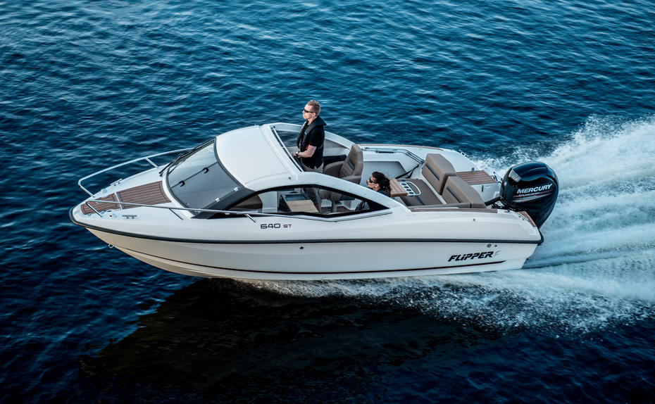 Die Flipper 640 ST ist das ideale Tourenboot für Familien