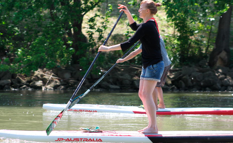 Größtes SUP-Event in Wien