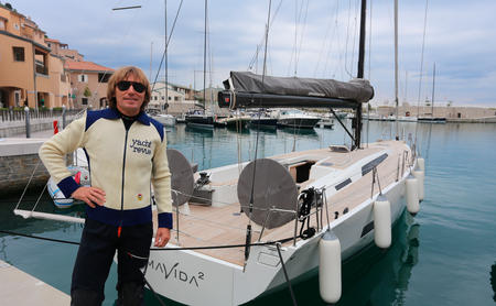 Bild: Duller Roland Duller in der Original-Yachtrevue-Jacke von 1977, Marke Eisbär, 100 % Schurwolle. Passt wie angegossen.